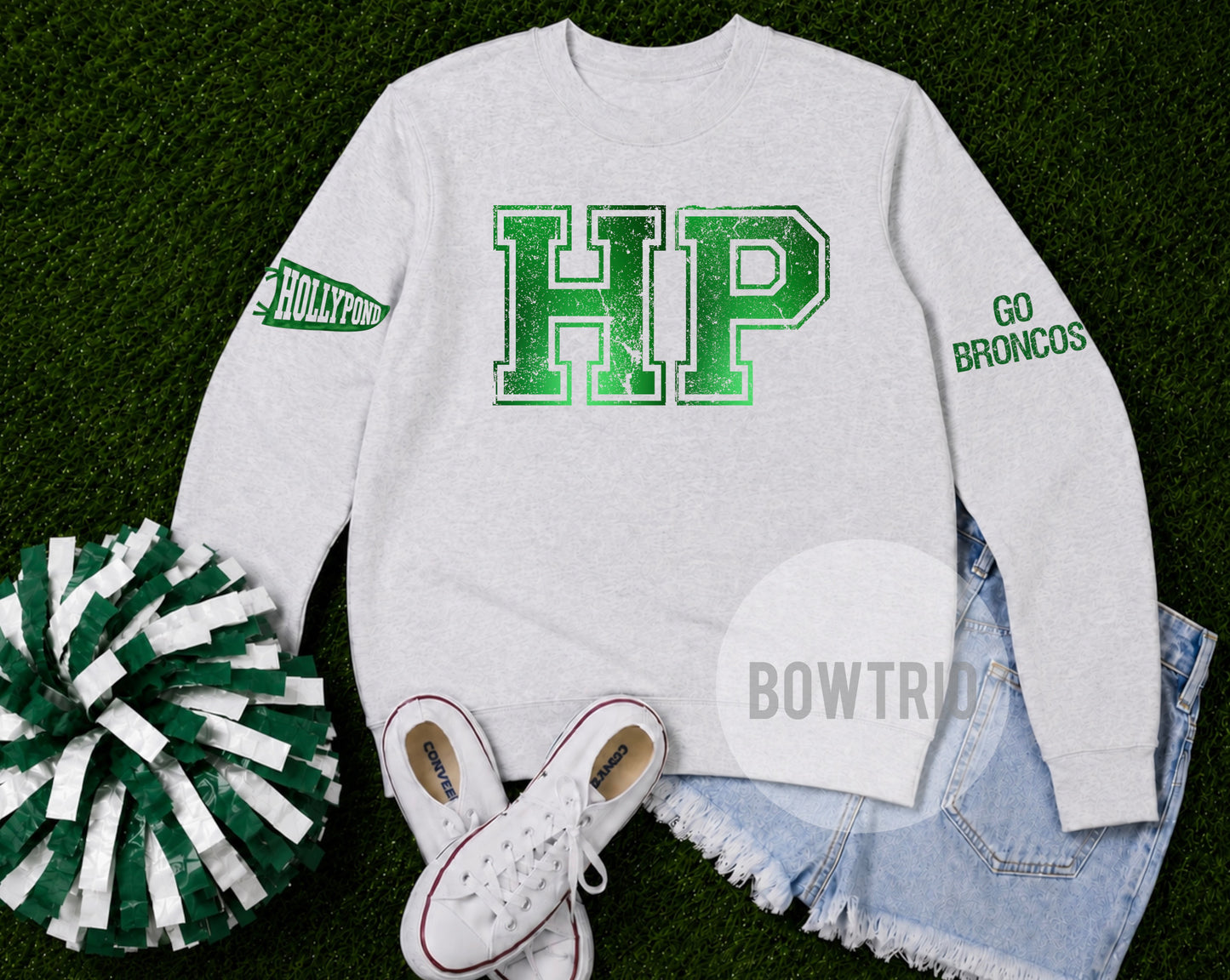 Holly Pond Distressed Varsity Sweatshirt