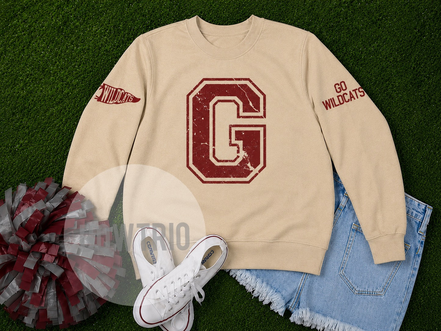 Guntersville Distressed Varsity Sweatshirt