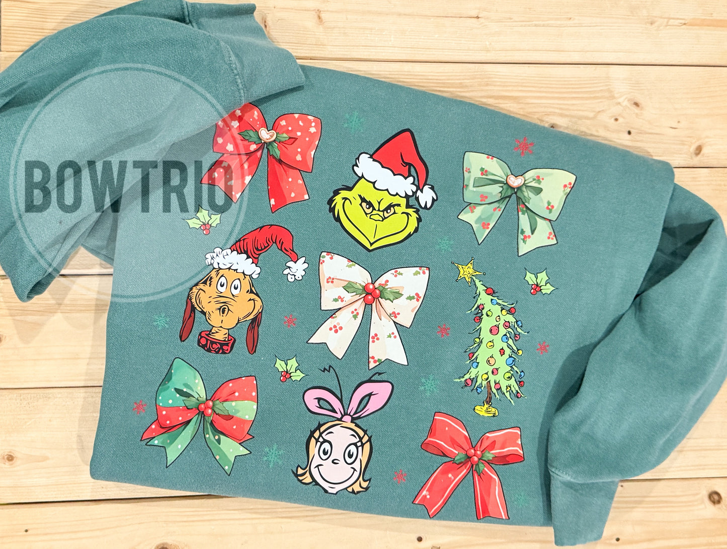 Grinch Coquette Crewneck