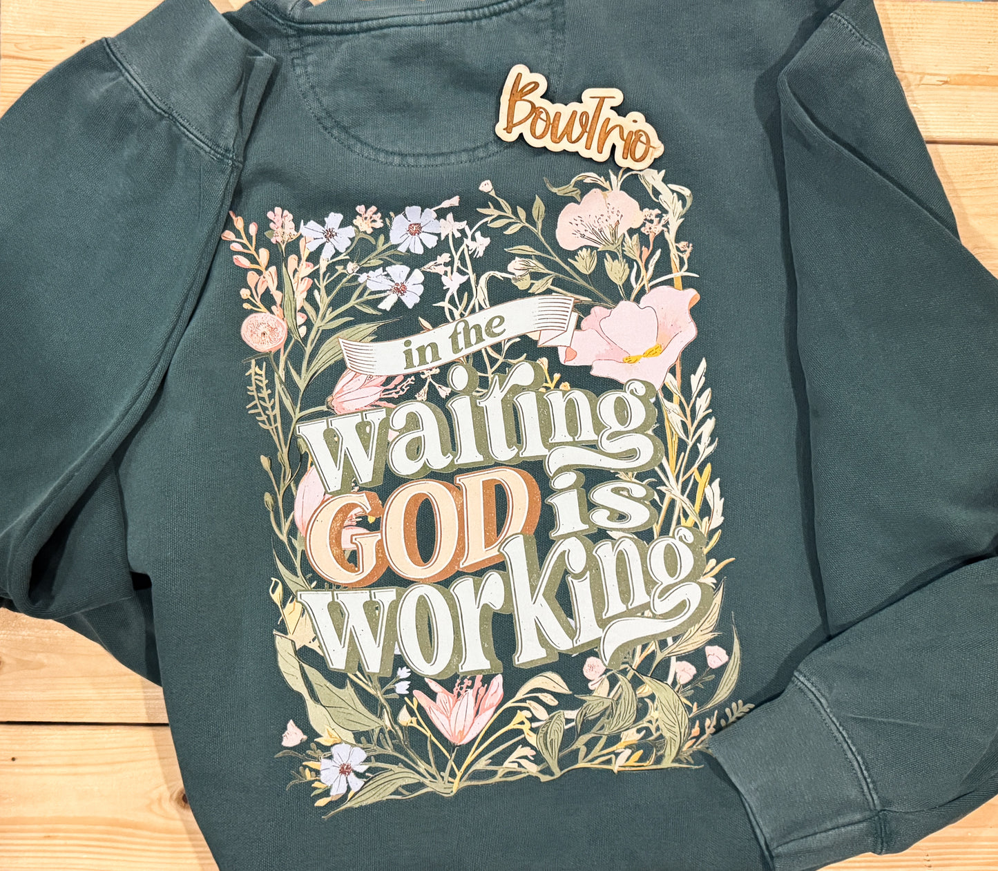 God is Working Crewneck