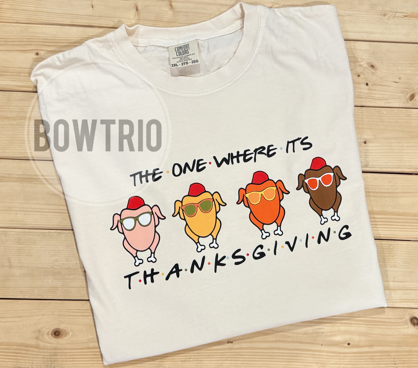 The One Where It’s Thanksgiving Short Sleeve T-Shirt