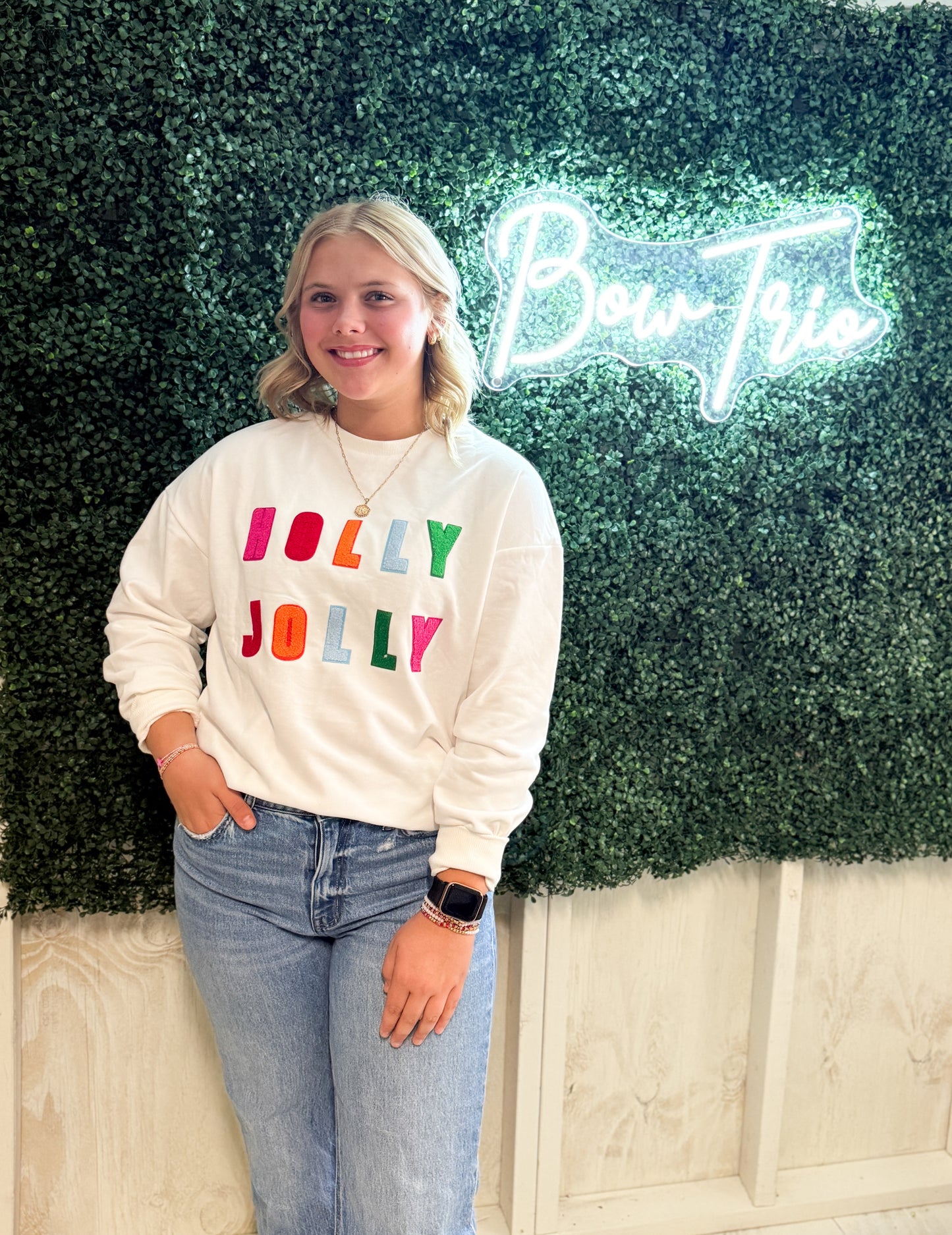 Holly Jolly Chenille Pullover