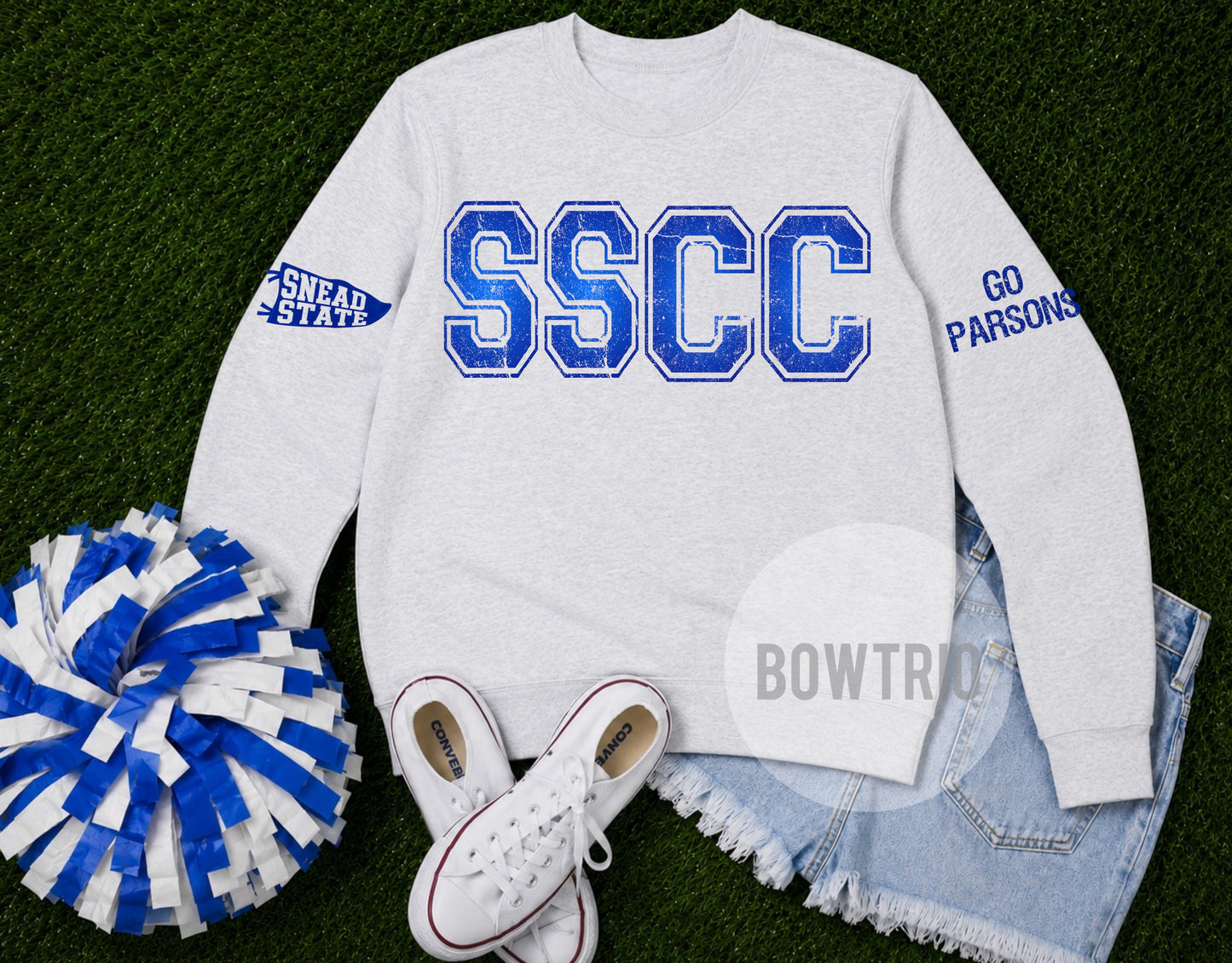Snead State Distressed Varsity Sweatshirt