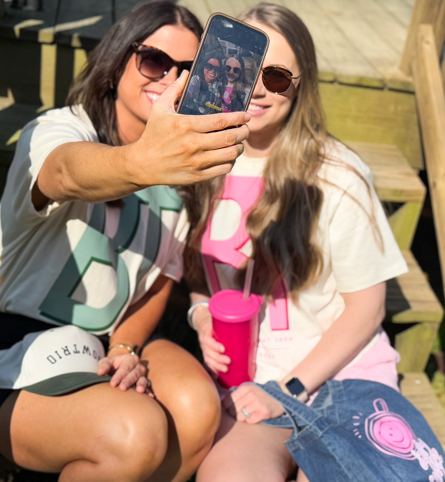 Daily Coffee Club Denim Tote Bag