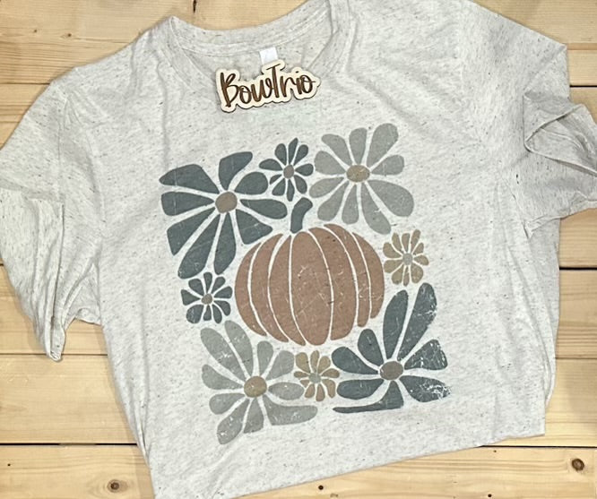 Pumpkin Daisy Short Sleeve