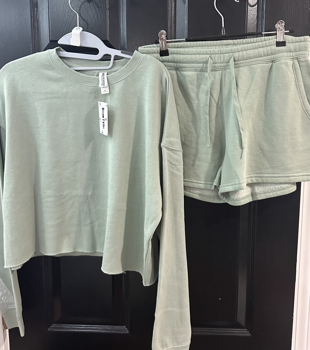 Cropped Shorts Set