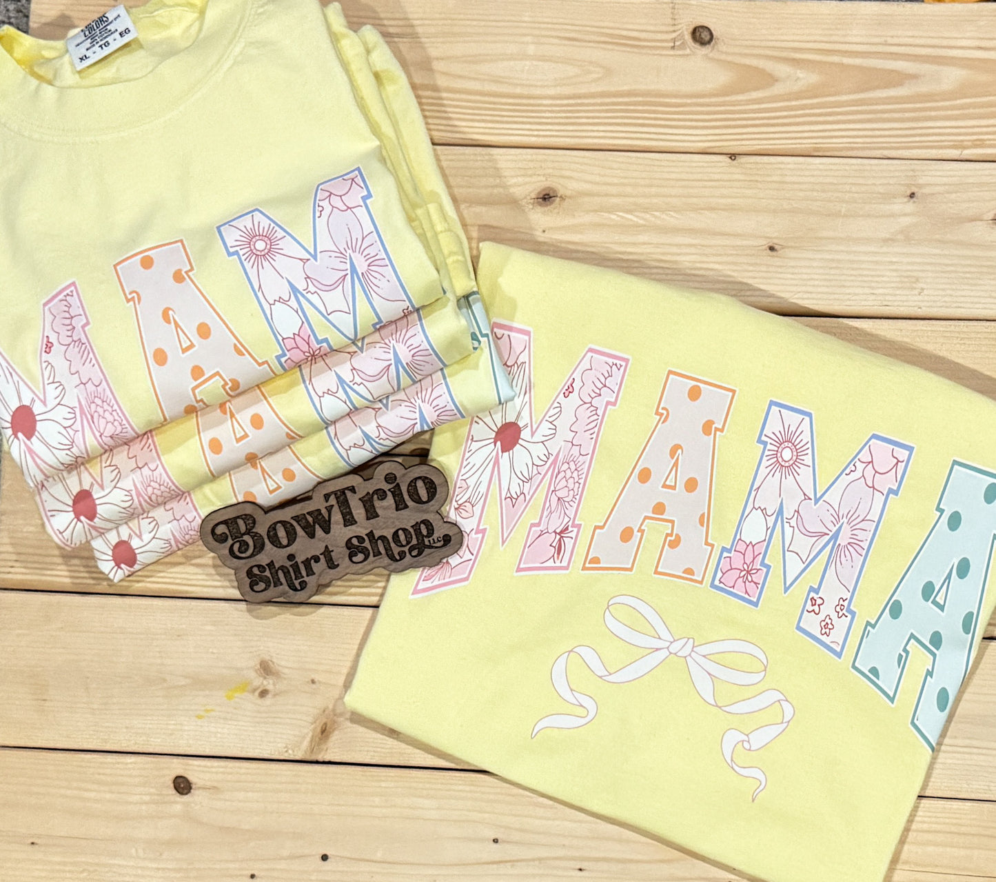 Floral Varsity MAMA at-Shirt