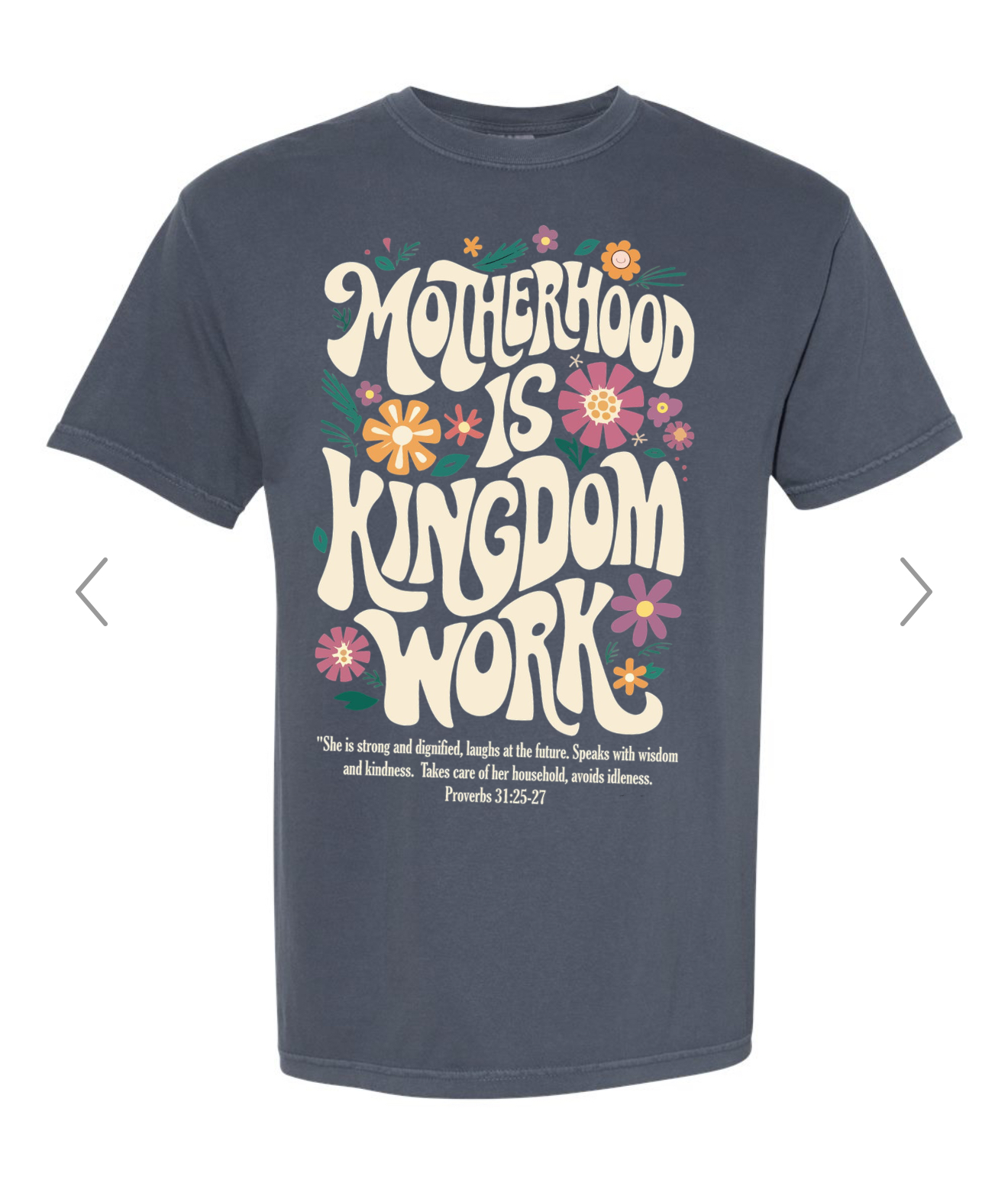Motherhood is Kingdom Work Short Sleeve T-Shirt