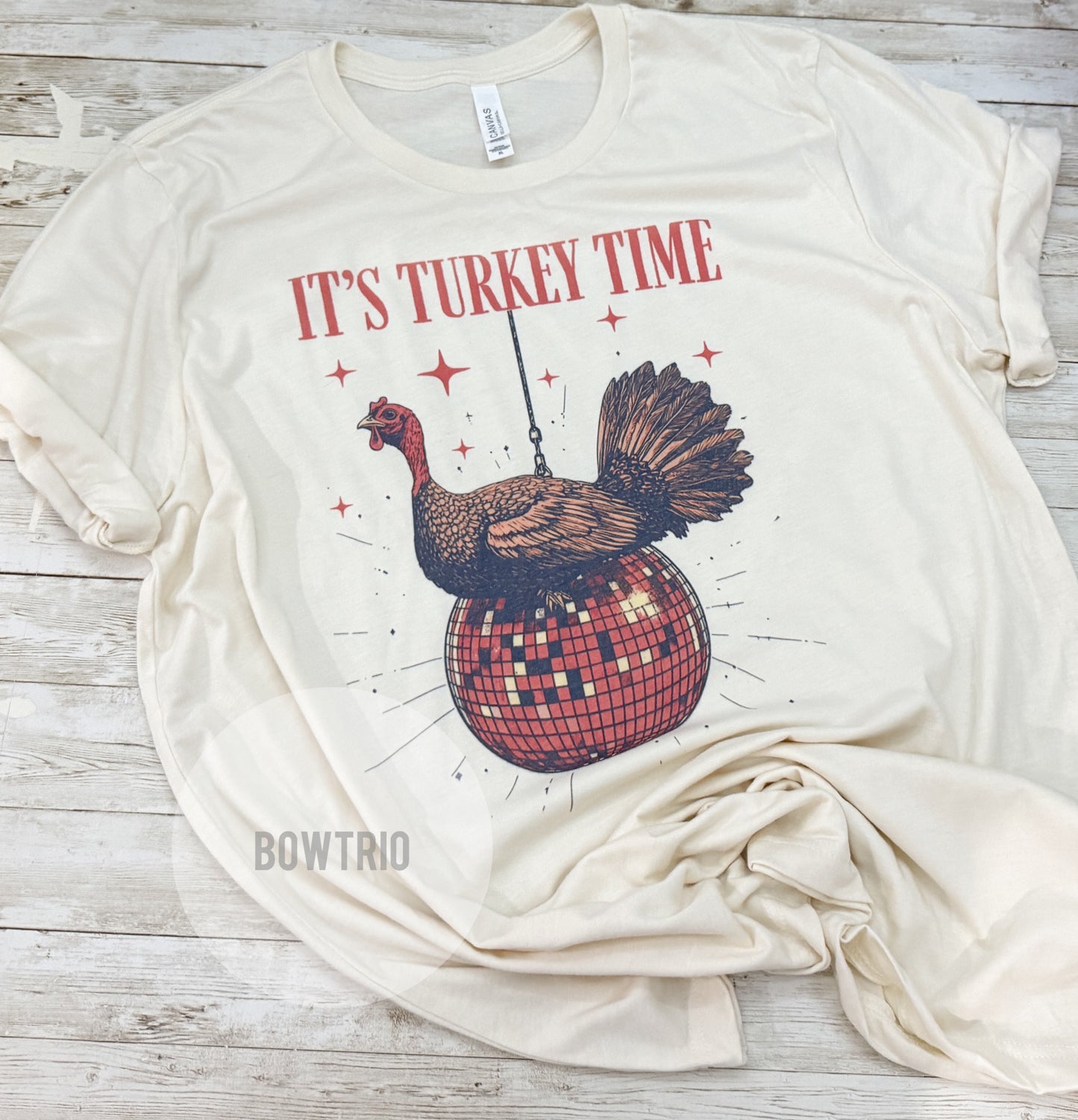 Turkey Time Disco Short Sleeve T-Shirt