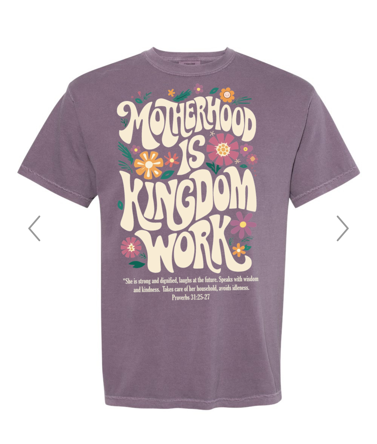 Motherhood is Kingdom Work Short Sleeve T-Shirt