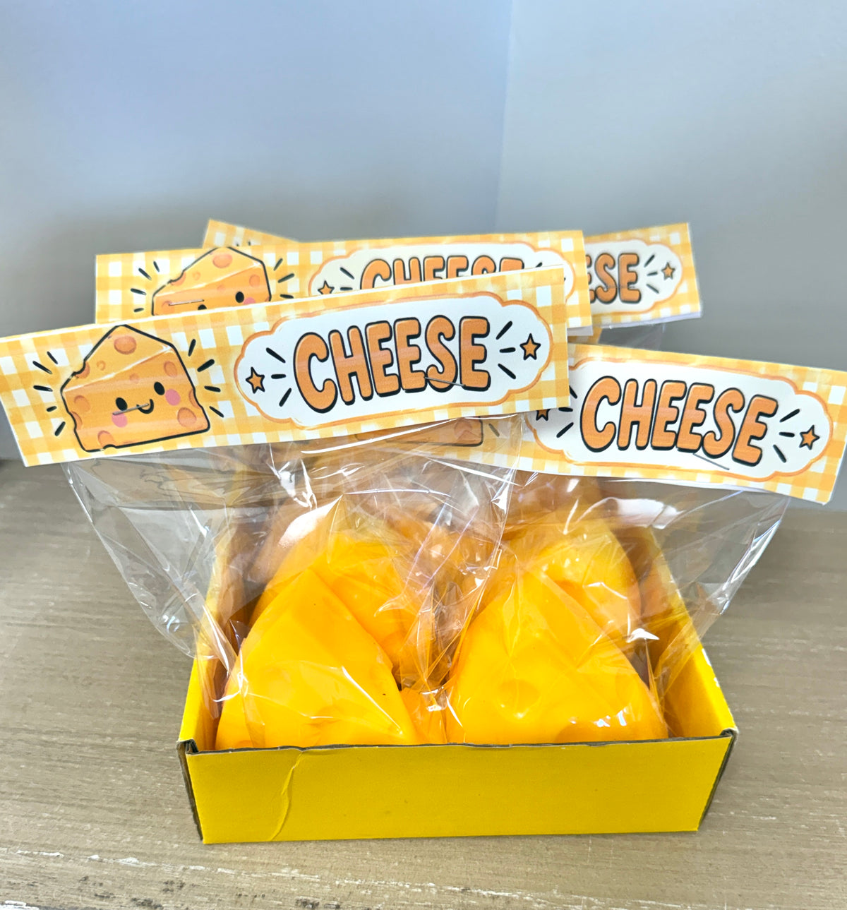 CHEESE STRESS RELIEF SQUISHY