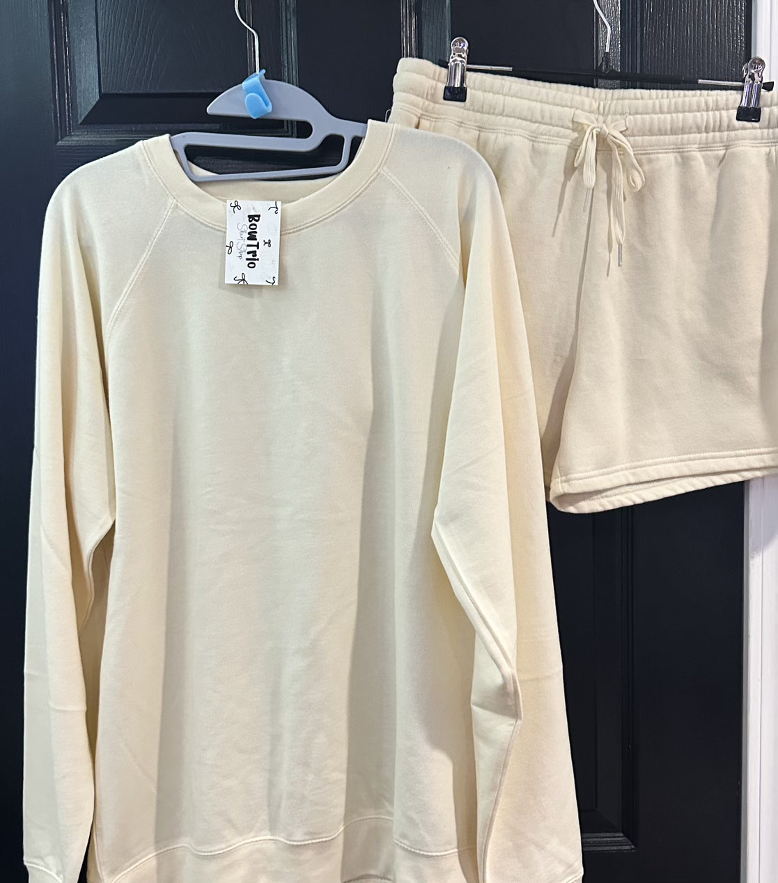 Crewneck Shorts Set
