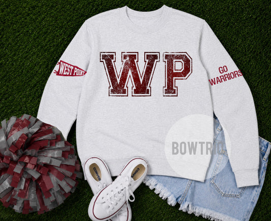 West Point Distressed Varsity Sweatshirt