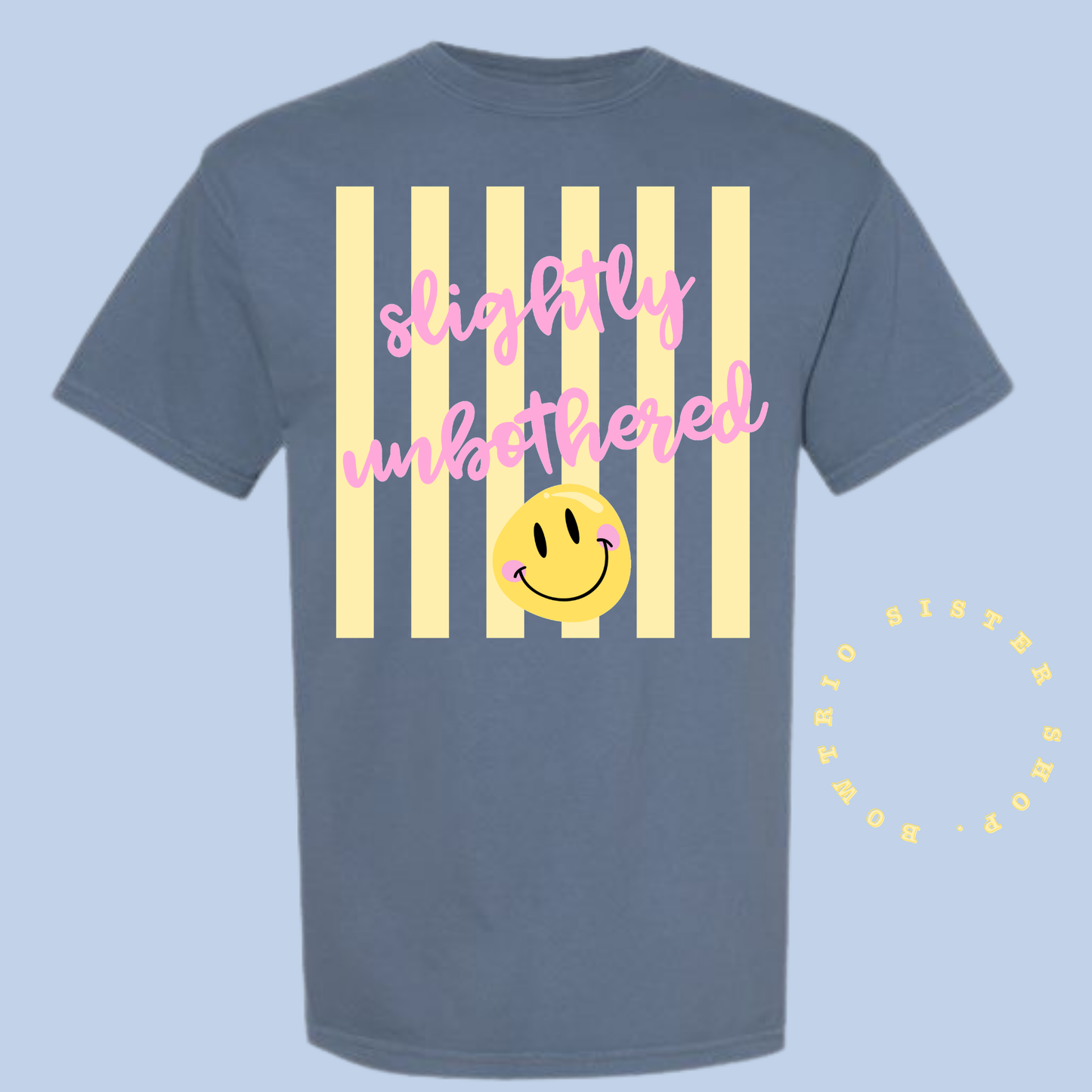 Striped Life Motto Tee