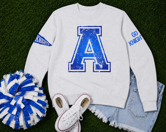 Arab Distressed Varsity Sweatshirt