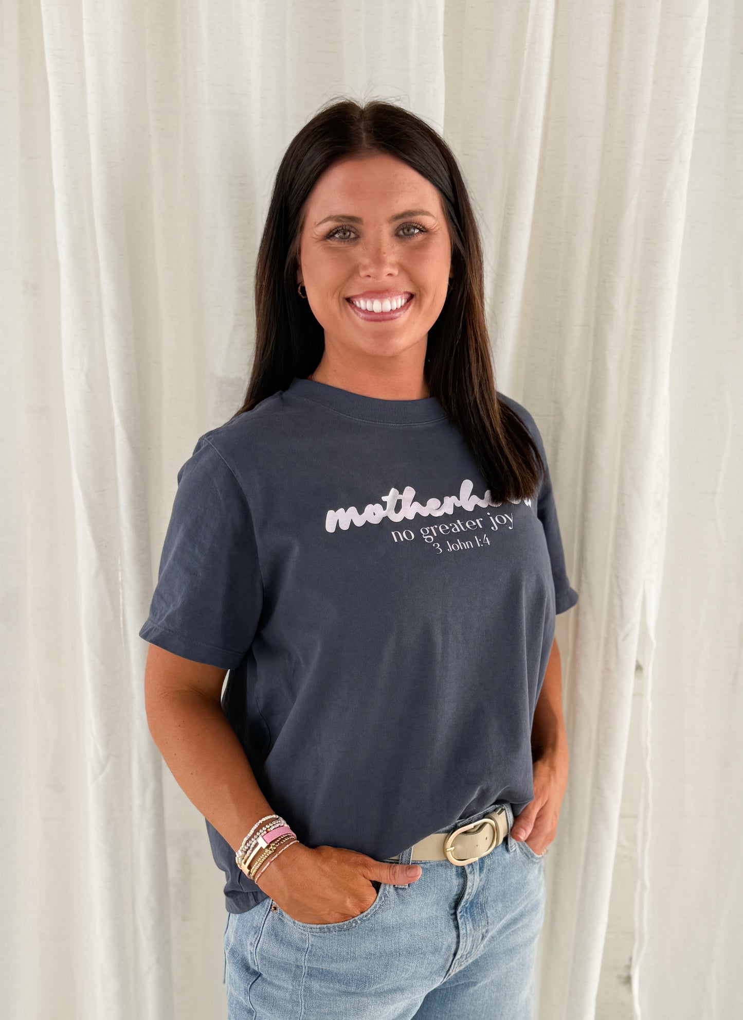 Motherhood No Greater Joy Boxy Tee