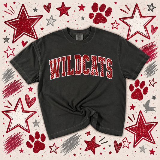 Polka Dot Wildcats Tee