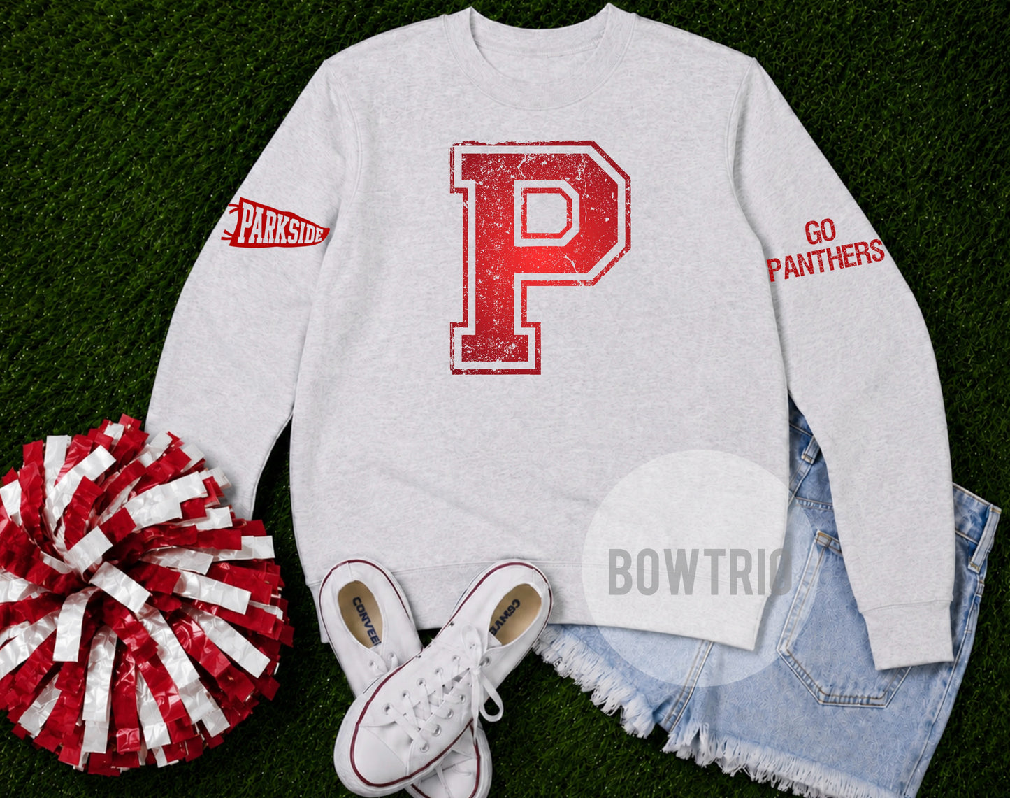 Parkside Distressed Varsity Sweatshirt