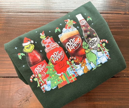 Dr. Pepper Grinchmas Sweatshirt