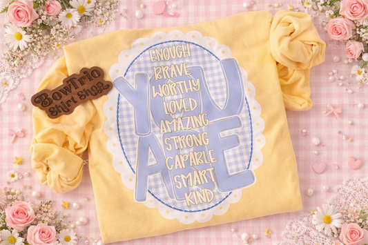 BowTrio Pocket Logo Affirmation Crewneck