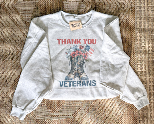 Veteran’s Day Boot Crewneck
