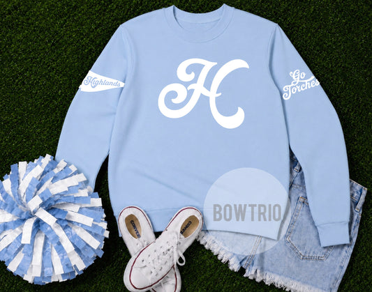 Highlands Letterman Spirit Sweatshirt