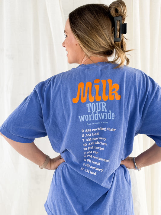 Milk Tour Pocket Tee
