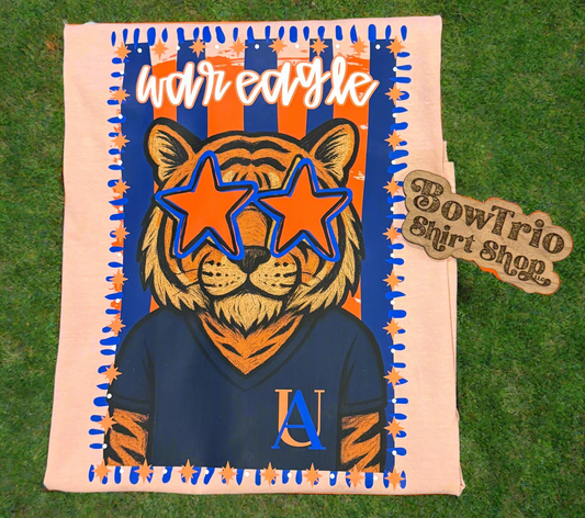 Aubie Star Eyes T-Shirt