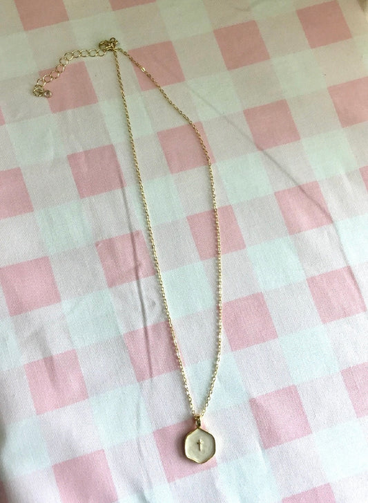 Cross Pendant Gold Chain Necklace