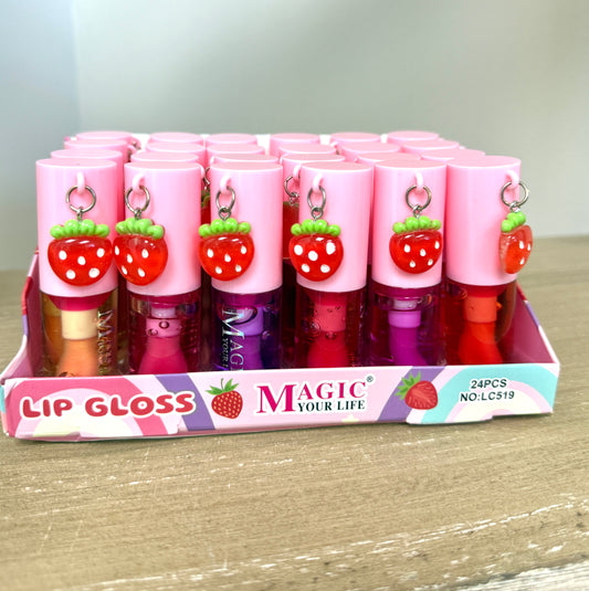STRAWBERRY CHARM SHIMMERY MAGIC LIP GLOSS