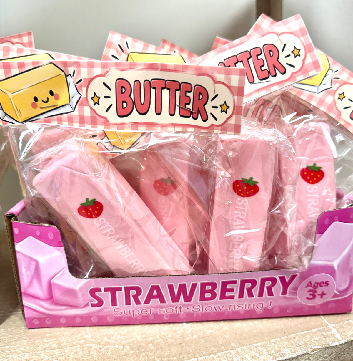 STRAWBERRY STICK STRESS RELIEF SQUEEZY