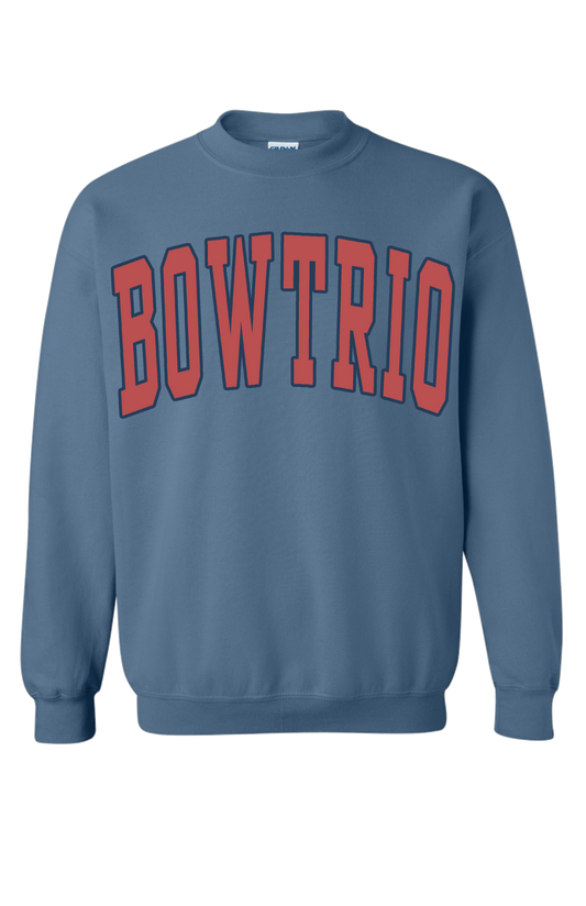 Indigo BowTrio Sweatshirt