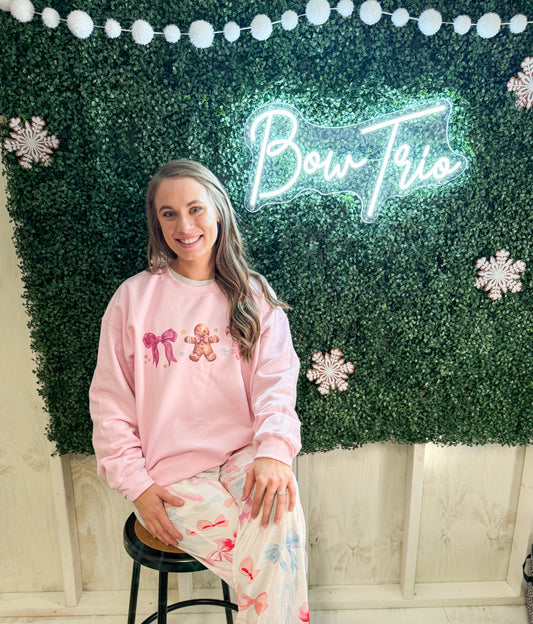 Pink Gingerbread Sweatshirt