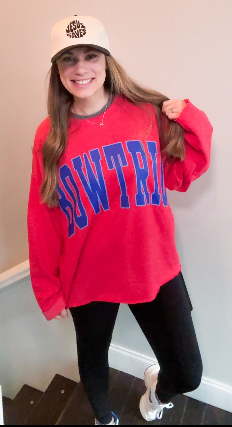 Red BowTrio Sweatshirt