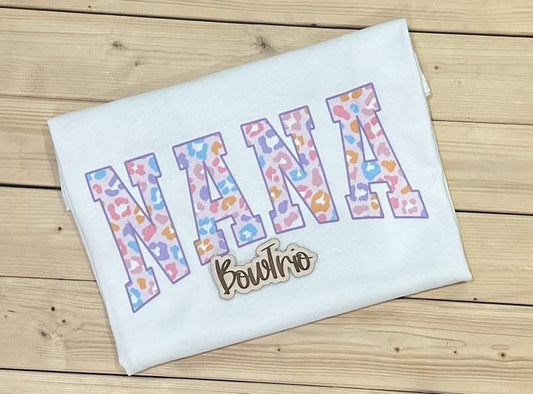 Colorful Leopard Personalized T-Shirt