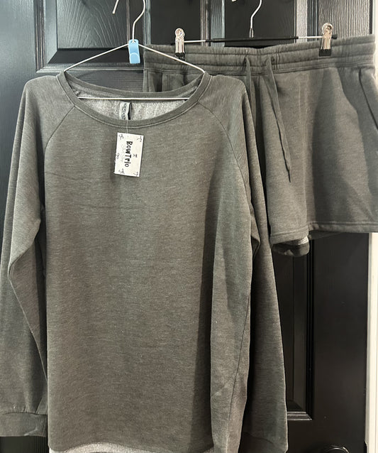 Crewneck Short Set