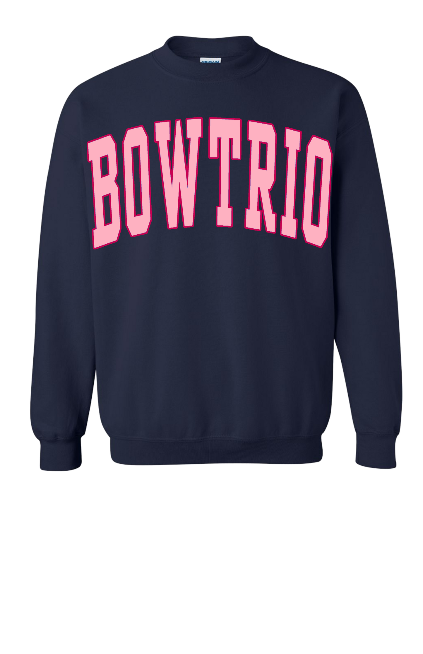 Navy BowTrio Sweatshirt
