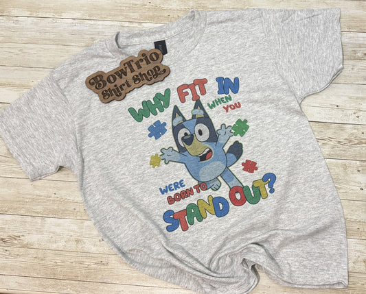 Bluey Autism T-shirt